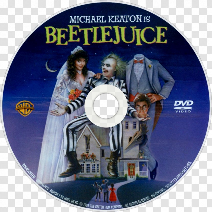 Beetlejuice DVD Film Actor Dark Humor - BeetleJuice Transparent PNG