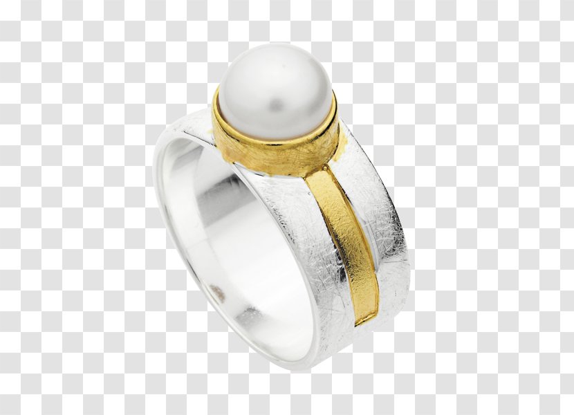 Ring Silver Jewellery Pearl Gemstone - Wedding Transparent PNG