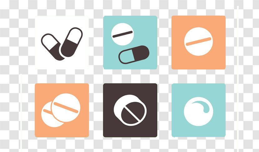 Tablet Pharmaceutical Drug Icon - Pharmacy - Cartoon Round Pills Transparent PNG