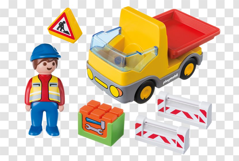 Toy Playmobil 5283 Construction Truck LEGO - Block Transparent PNG