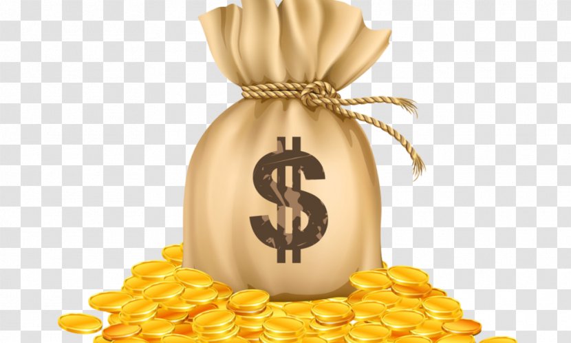 Gold Coin Money Bank Bag Transparent PNG