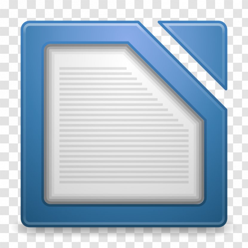 Blue Angle Line - Free Software - Apps Libreoffice Writer Transparent PNG