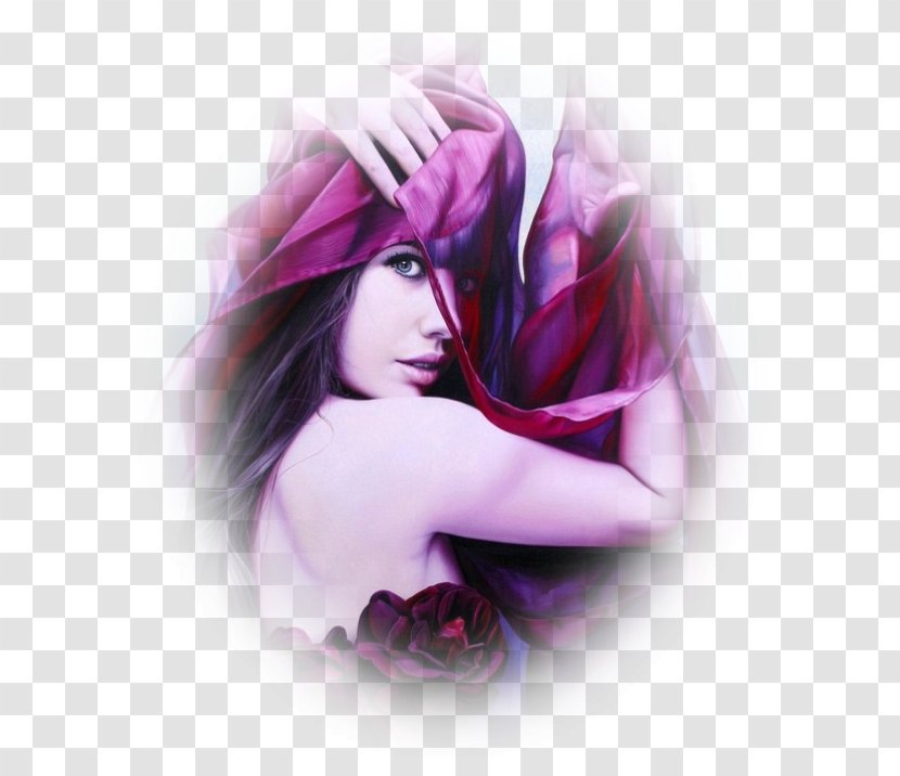 Oil Painting Artist - Lilac Transparent PNG