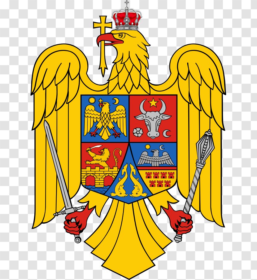 Coat Of Arms Romania Wallachia Socialist Republic Kingdom - Can Modify Transparent PNG