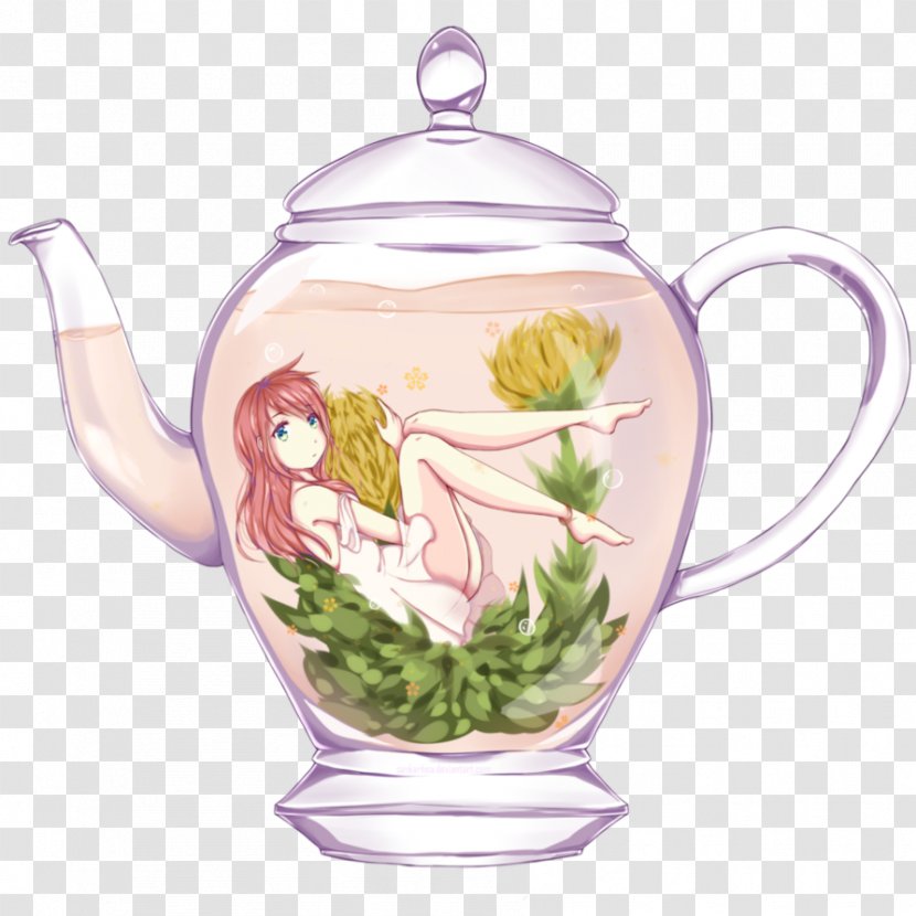 Mug Porcelain Kettle Teapot Flower - Plant Transparent PNG