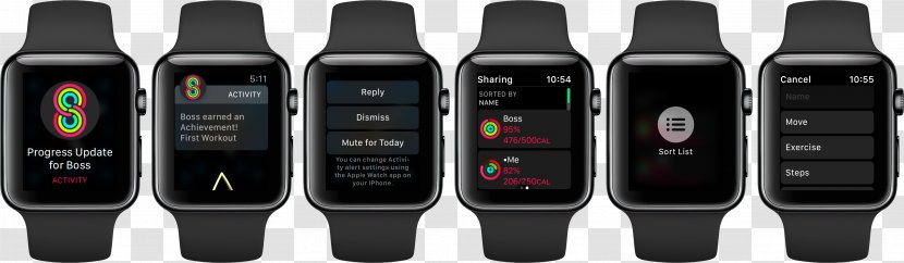 Apple Watch Series 3 Smartwatch Wi-Fi - 1 Transparent PNG