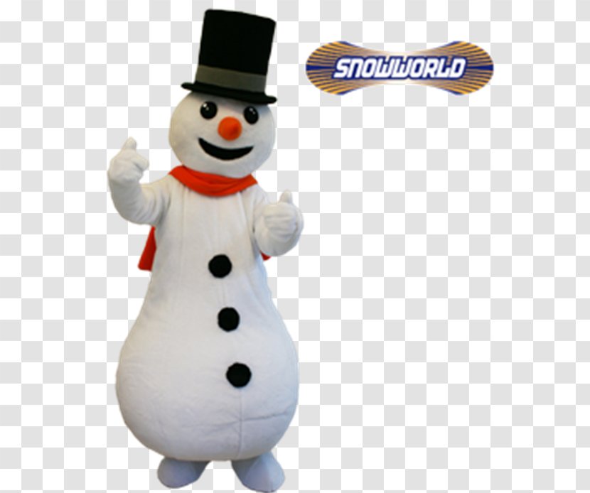 SnowWorld Landgraaf Mascot The Snowman - Christmas Ornament - Color Mode: Rgb Transparent PNG