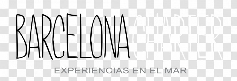 Logo Brand Font - Black And White - Skyline Barcelona Transparent PNG