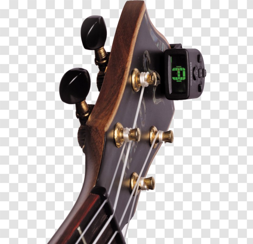Bass Guitar Acoustic Ukulele Cavaquinho Planet Waves NS Micro Headstock Tuner - Electric - Wave Spray Transparent PNG