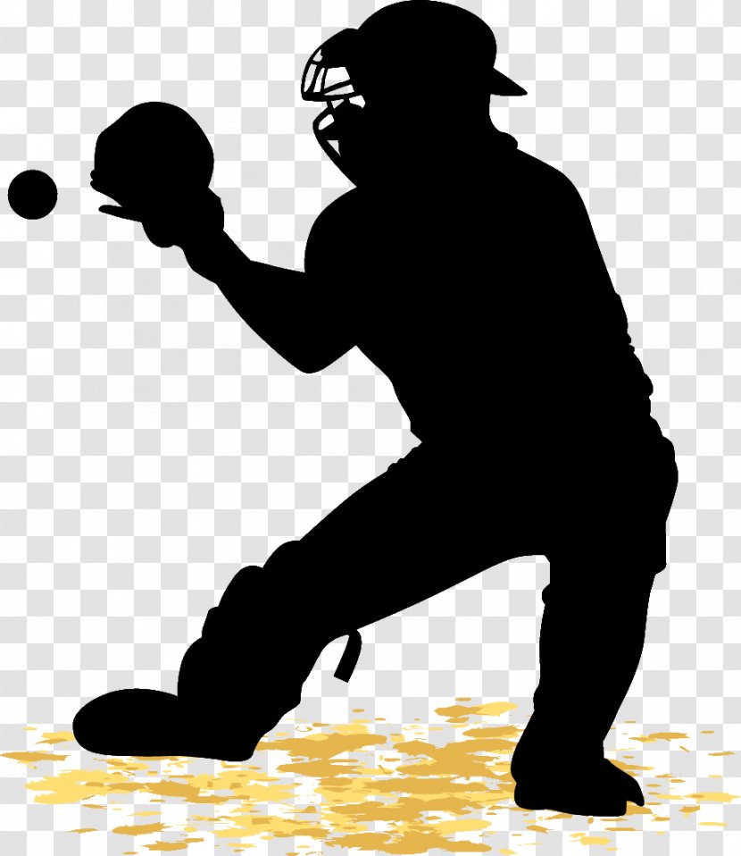 Baseball Catcher Pitcher Sport Wall Decal - Softball Transparent PNG