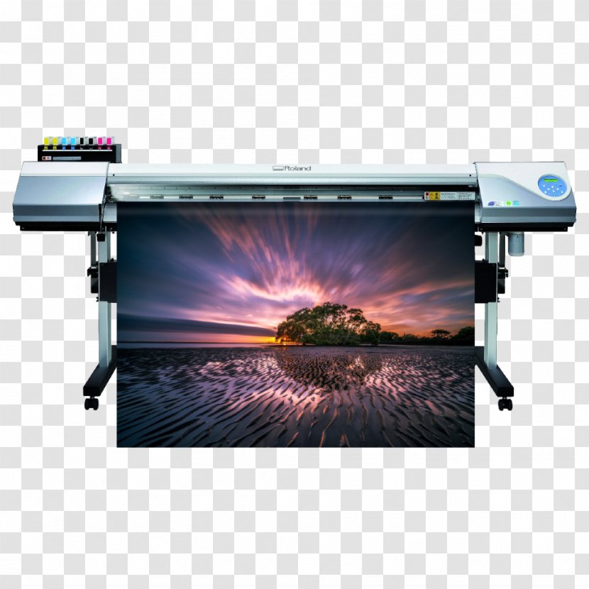 Wide-format Printer Printing Paper Roland Corporation - Plotter Transparent PNG