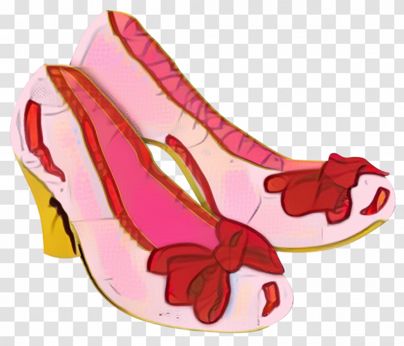 Highheeled Shoe Footwear - Pink - Ballet Flat Transparent PNG