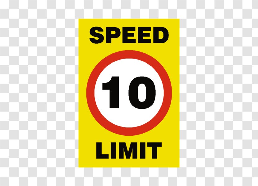 Speed Limit Miles Per Hour Traffic Sign Transparent PNG