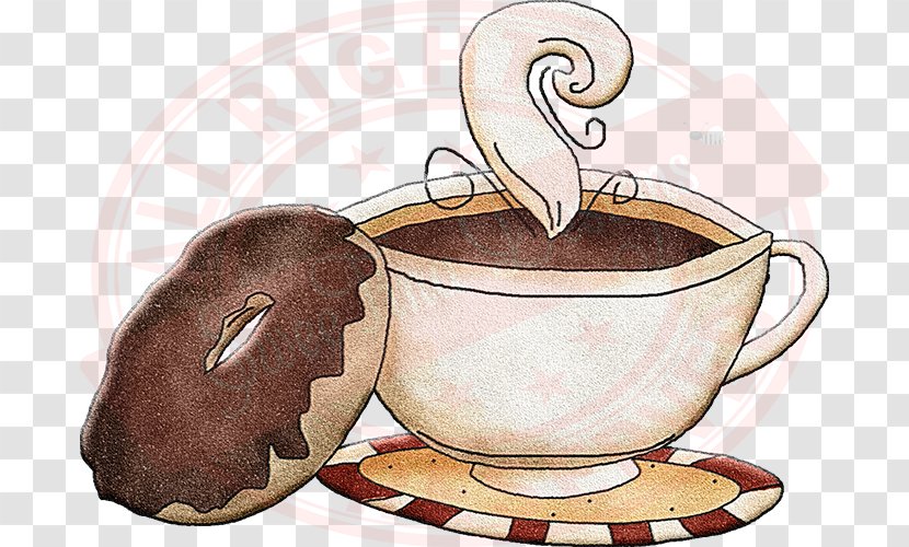 Coffee And Doughnuts Donuts Cafe Cup - Food Transparent PNG