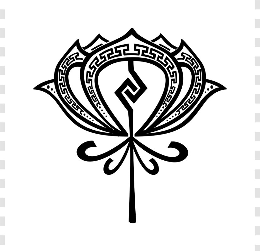 Tattoo Clip Art Nelumbo Nucifera Aztec Symbol - Flower Tattoos Transparent PNG
