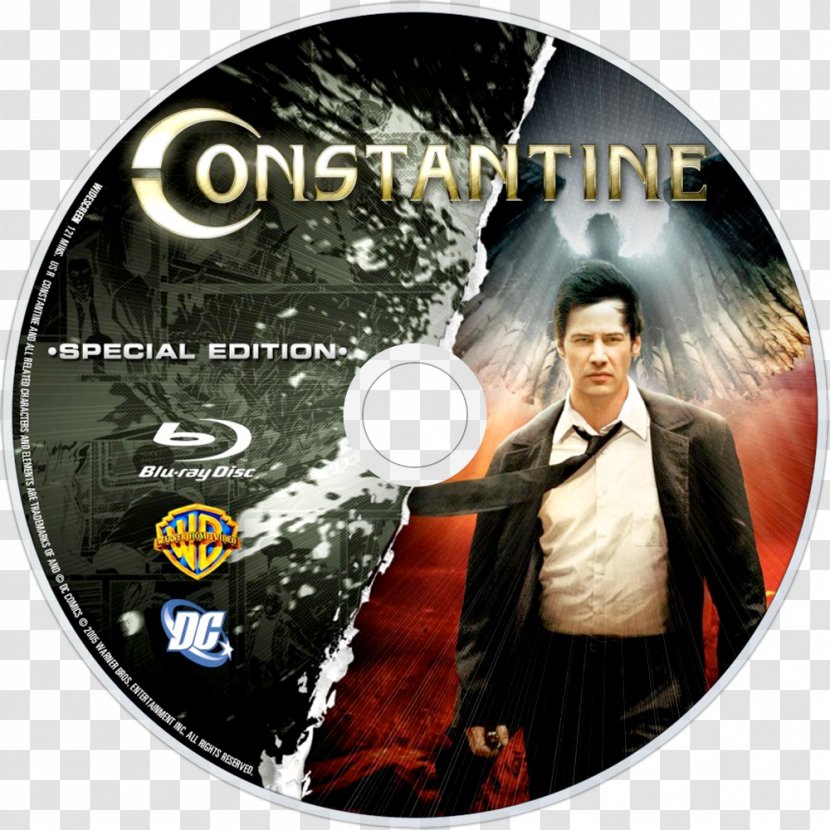 John Constantine Blu-ray Disc DVD Film American Comic Book - Label - Dvd Transparent PNG
