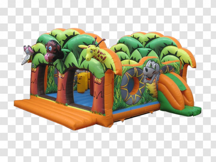 Inflatable Bouncers Castle Playground Slide Party - Recreation Transparent PNG