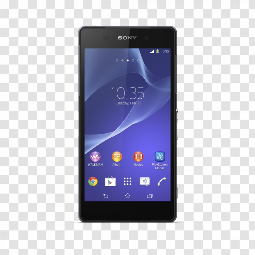 Sony Xperia Z1 Z2 Mobile Smartphone - Communication Device Transparent PNG