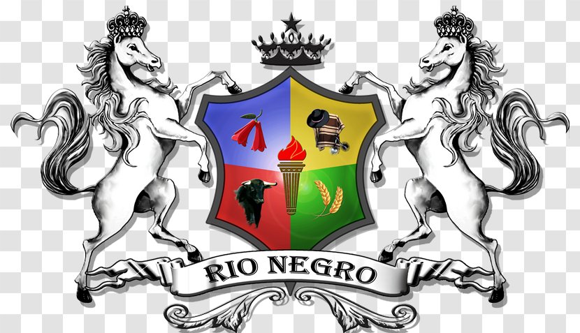 Río Negro Riachuelo Escutcheon Coat Of Arms Chile - Mythical Creature - Lotus Rui Transparent PNG