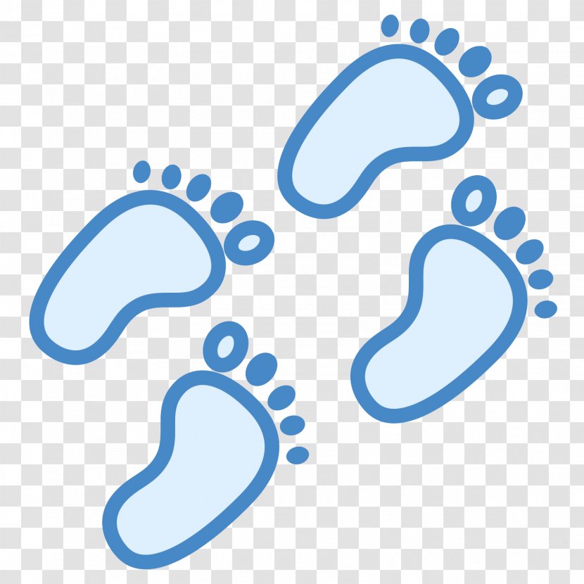Infant Font - Walking - Footprints Transparent PNG