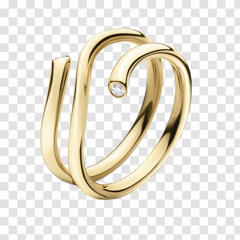 Earring Brilliant Jewellery Gold - Ring Transparent PNG