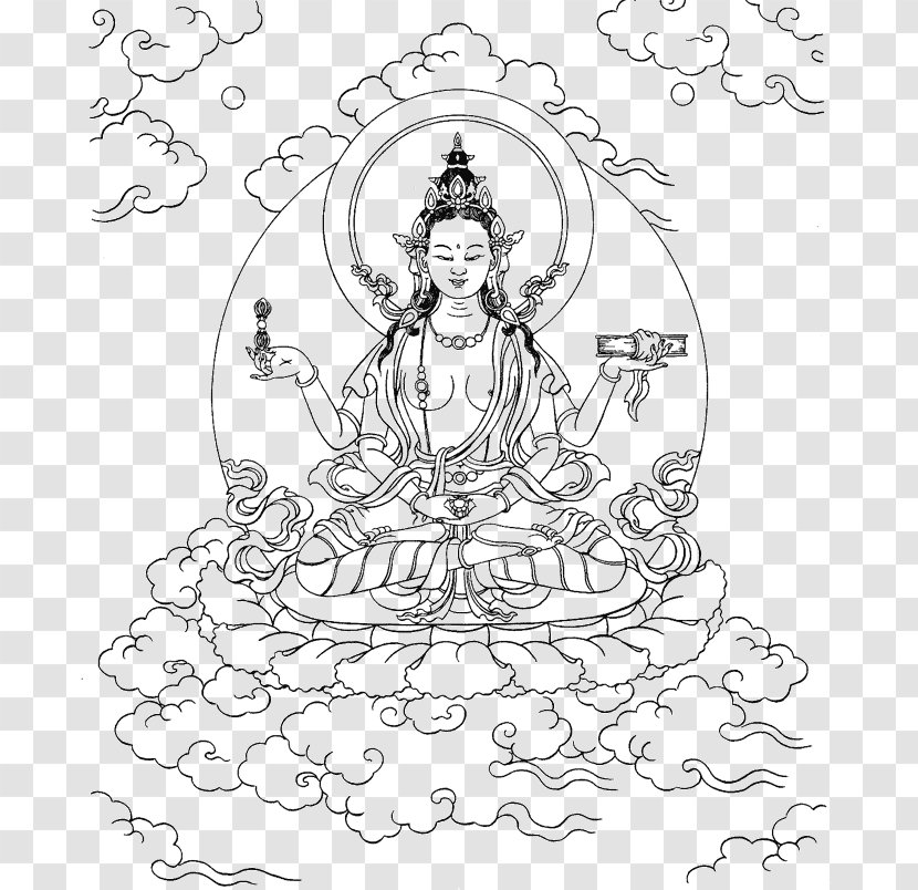 Heart Sutra Prajnaparamita Buddhism Manjushri Buddhahood - Visual Arts Transparent PNG