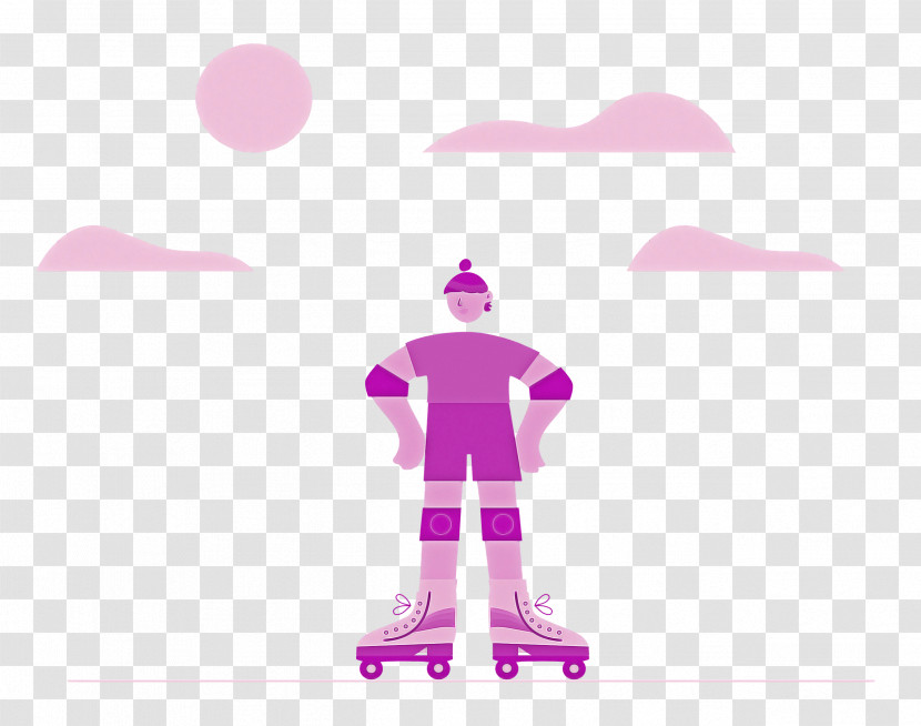 Roller Skating Sports Outdoor Transparent PNG