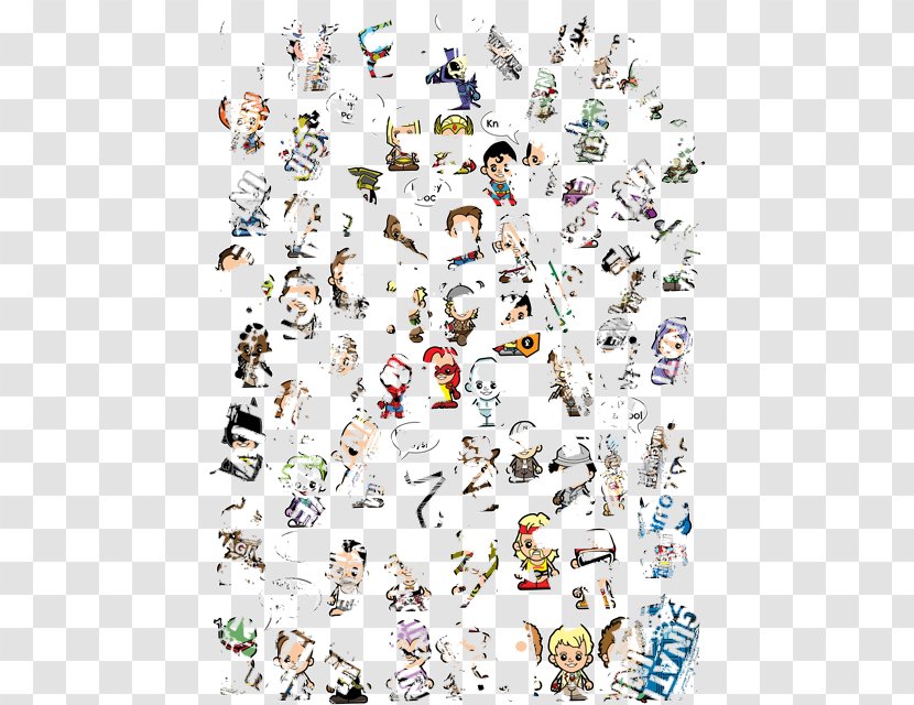 Line Cartoon Point - Tree Transparent PNG