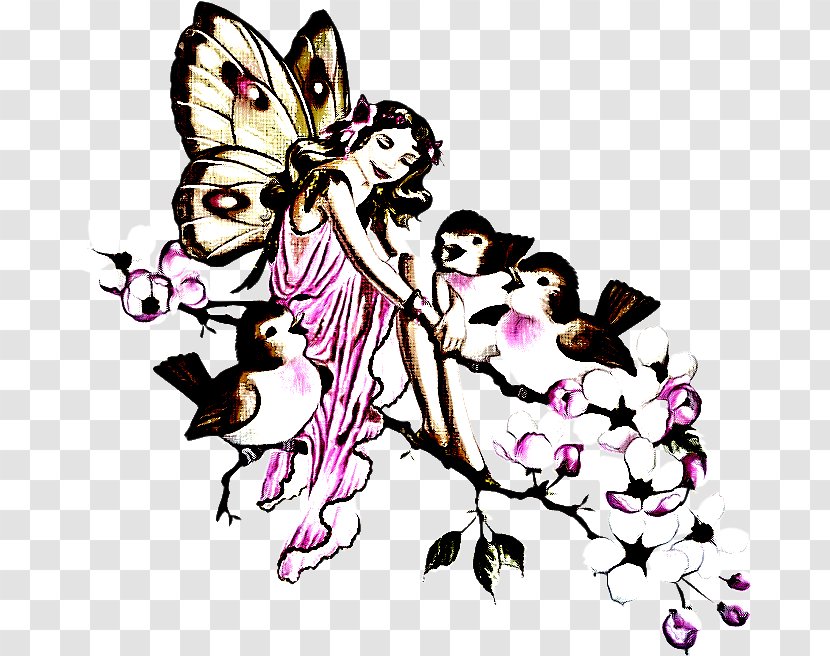 Butterfly Clip Art Fictional Character Moths And Butterflies Pollinator - Plant Insect Transparent PNG