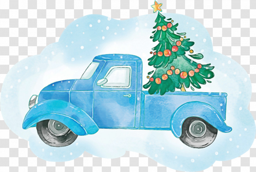 Christmas Tree Car Transparent PNG