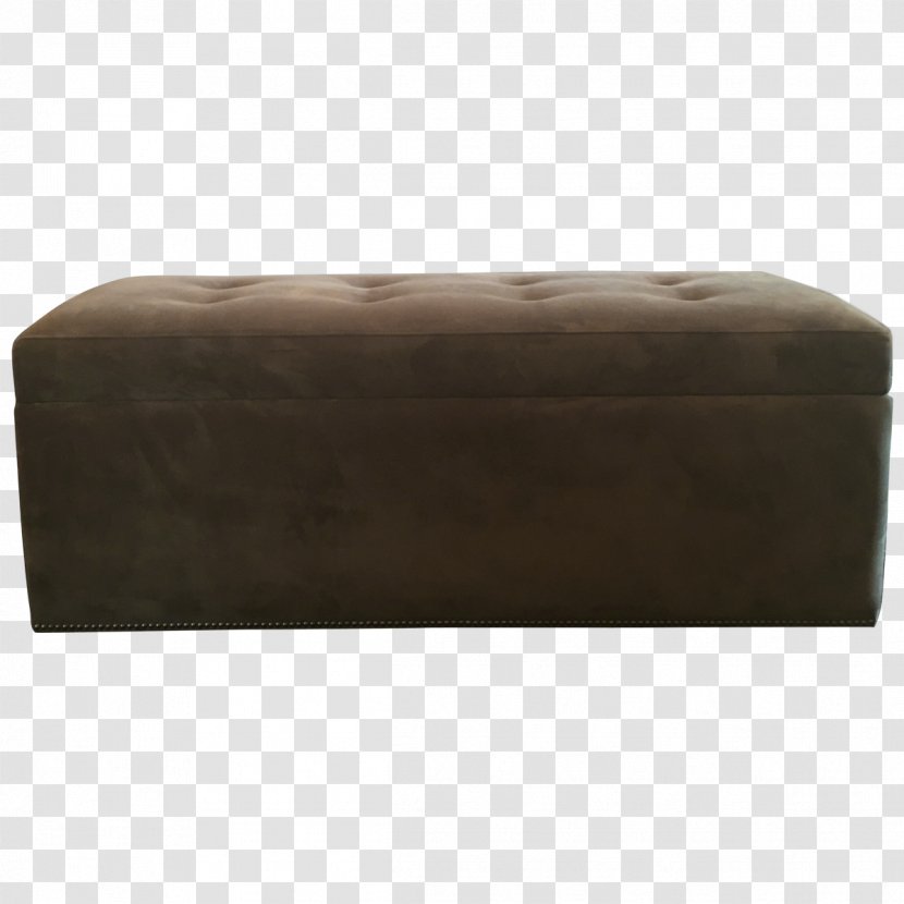 Foot Rests Couch Furniture Rectangle - Brown - Padded Transparent PNG