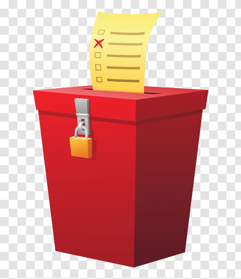 Ballot Box Voting - Red - Photos Transparent PNG