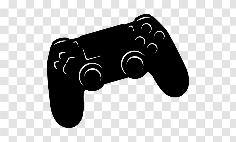 PlayStation 4 Xbox 360 Controller Game Controllers - Black - Silhotte Transparent PNG