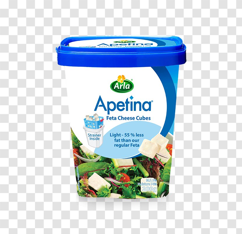 Vegetarian Cuisine Cream Blue Cheese Feta Apetina - Dairy Transparent PNG