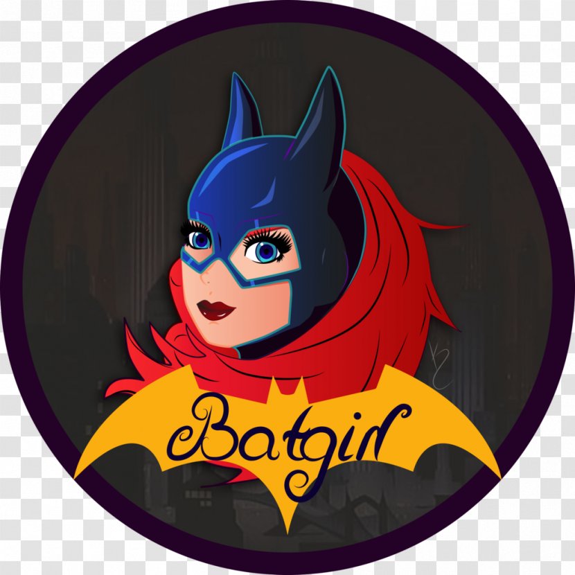 Cartoon Logo - Fictional Character - Batgirl Transparent PNG