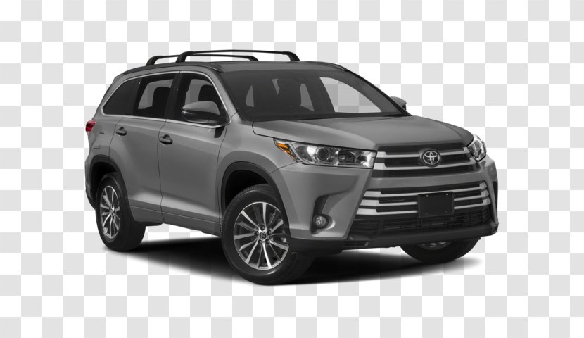 2018 Toyota Highlander XLE AWD SUV Sport Utility Vehicle Car - Automotive Tire Transparent PNG