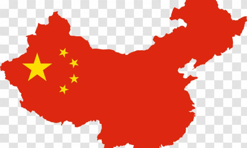 Flag Of China Map Clip Art - Tree Transparent PNG