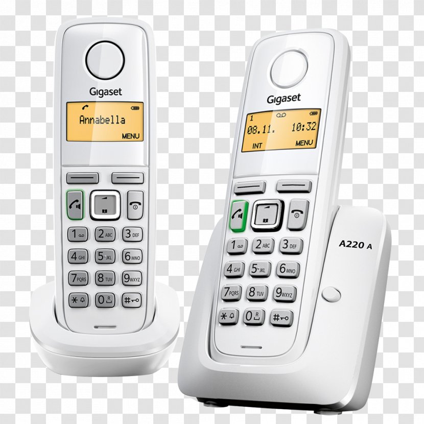 Cordless Telephone Gigaset Communications Home & Business Phones Wireless - Caller Id - Teléfono Transparent PNG