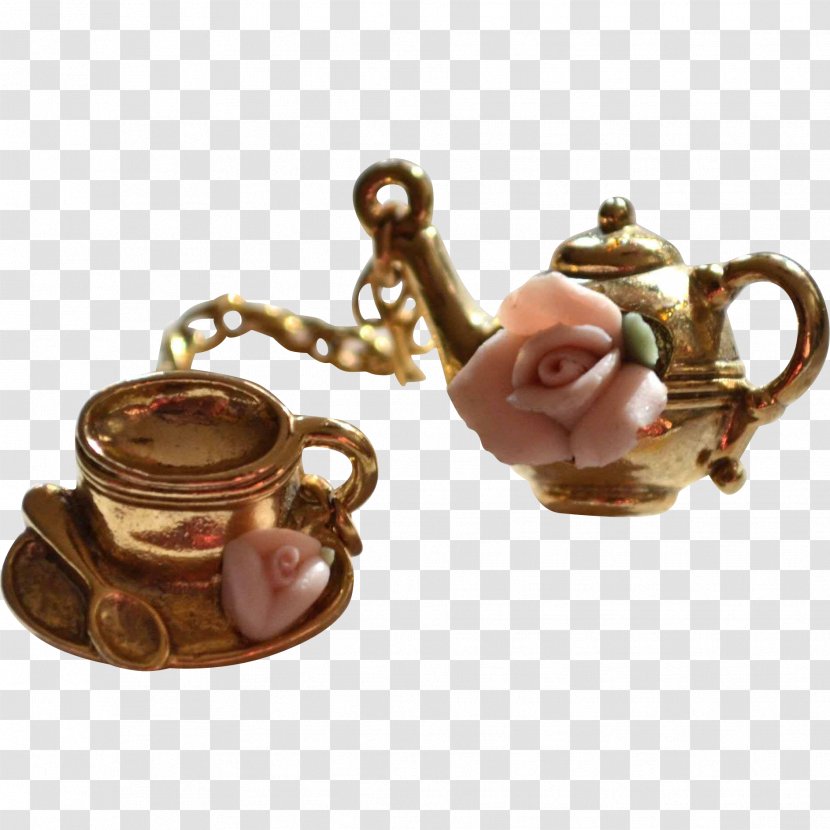 Coffee Cup Earring Teapot Transparent PNG