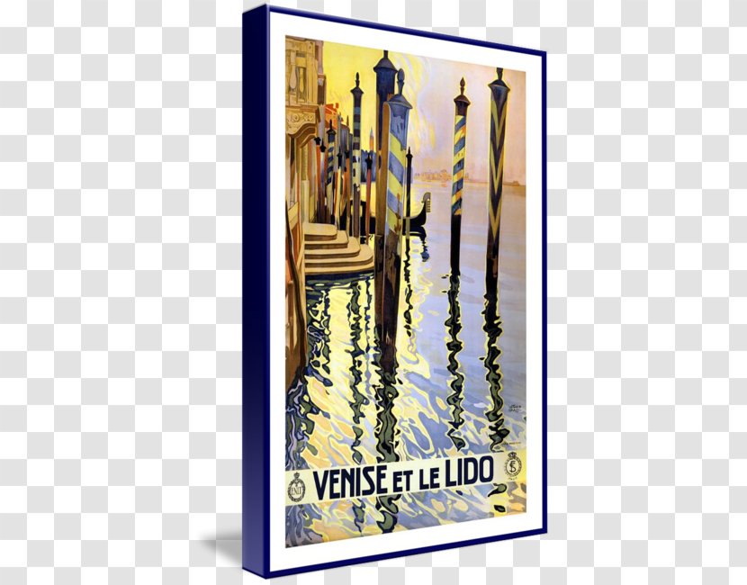 Venice Street Poster Art Design - Printmaking - Vacation Transparent PNG