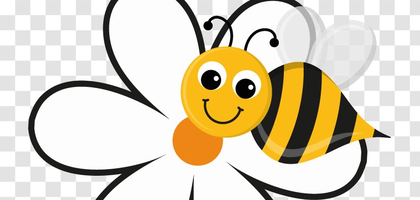 Bee Insect Flower Clip Art - Reading Transparent PNG