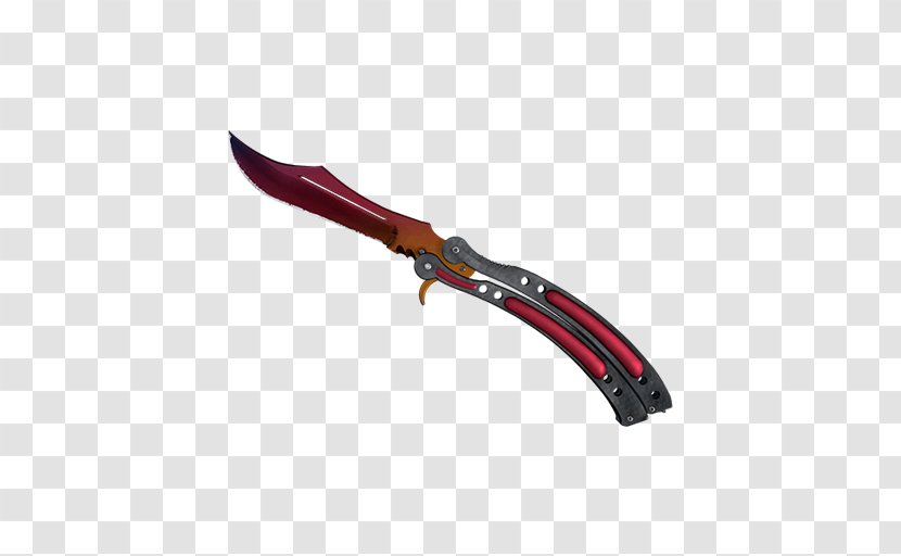 Counter-Strike: Global Offensive Butterfly Knife Weapon Karambit - Counterstrike Transparent PNG