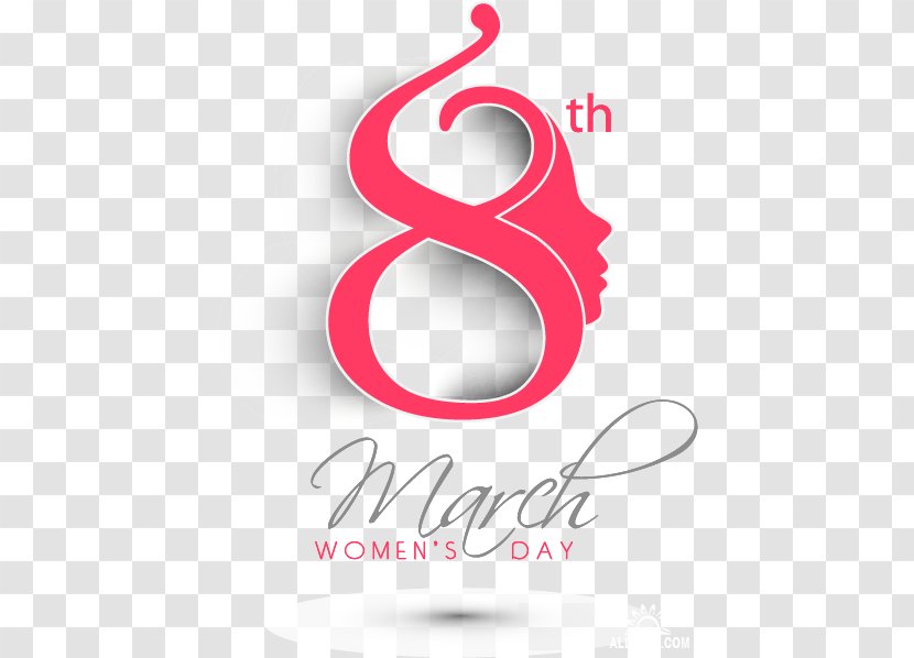 9 To 7 Fashion International Women's Day 8 March Woman Logo - Text Transparent PNG