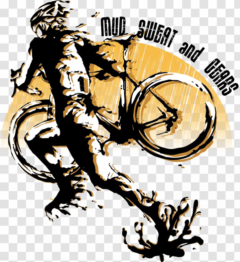 Cyclo-cross Bicycle Poster Cycling Mountain Bike - Downhill Biking Transparent PNG