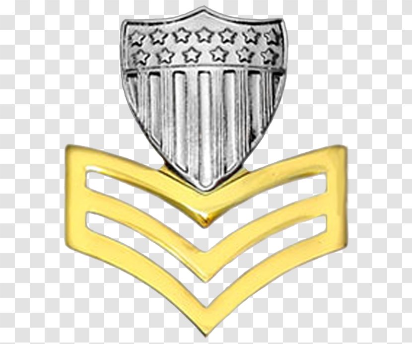 Petty Officer First Class United States Coast Guard Navy Army - Yellow - Military Transparent PNG