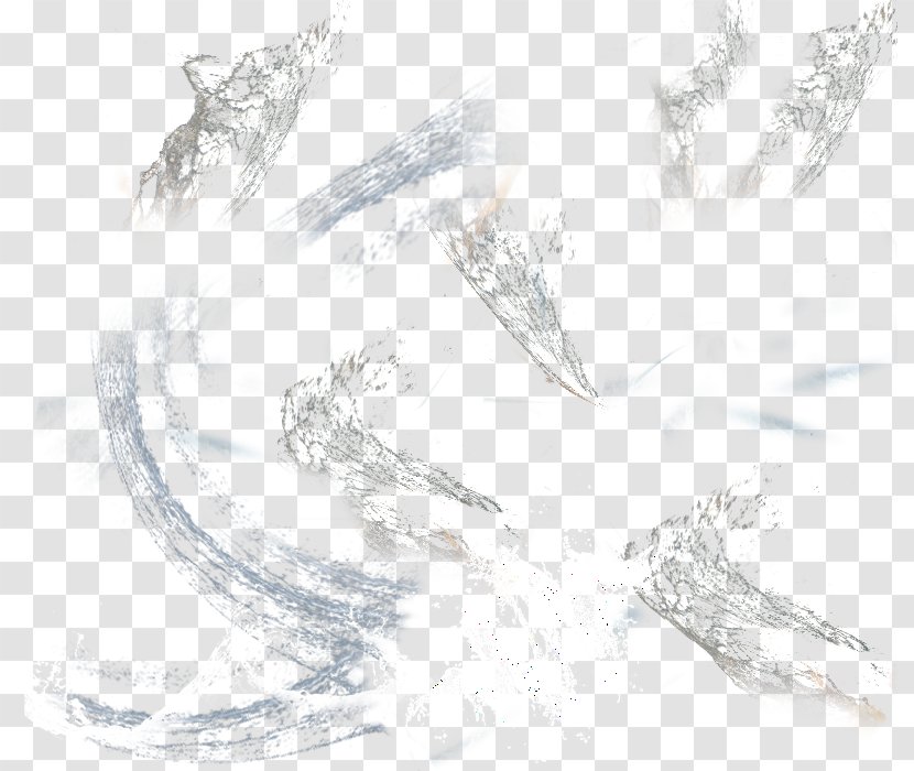 Black And White Bling-bling Pattern - Bling - Transparent Water Waves Transparent PNG