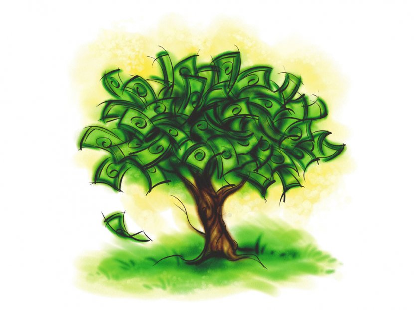 Money Bag Tree Finance Clip Art - Pictures Of Transparent PNG