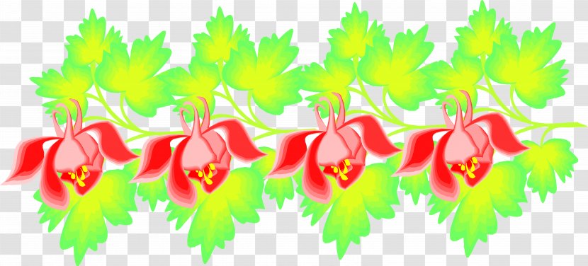 Flower Vignette Clip Art - Floral Design Transparent PNG