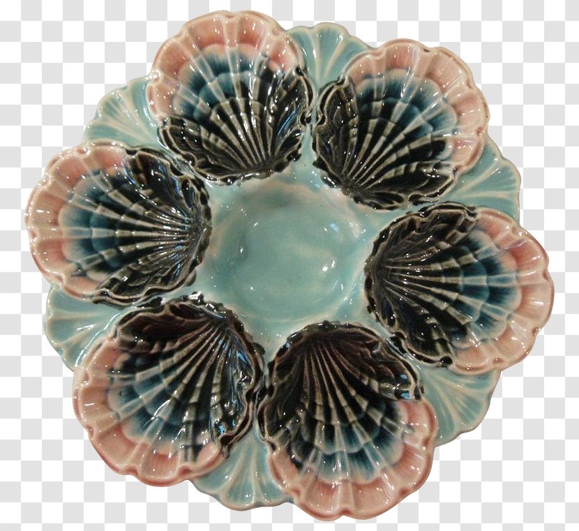 Cockle Platter Turquoise - Dishware Transparent PNG