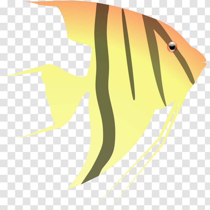 Fish Cartoon - Yellow - Fin Transparent PNG